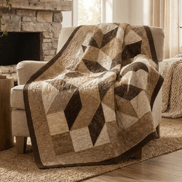 Brown Sugar Star Quilt Pattern PDF, Beginner Friendly view products/images/1e68cc4c-adbf-4772-89c8-560d123677fc.png